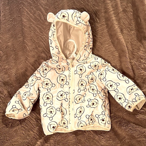Disney Pooh Bear infant/toddler winter jacket with adorable ears on hood. 24 mo - Picture 1 of 6